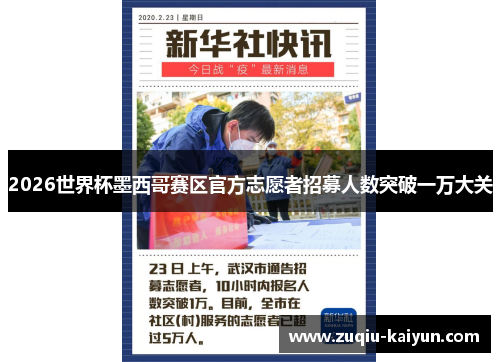 2026世界杯墨西哥赛区官方志愿者招募人数突破一万大关